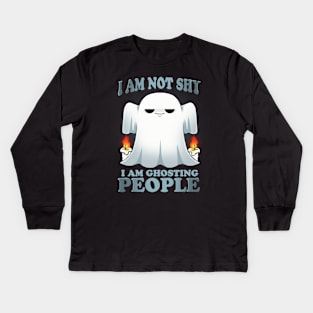 Ghosting People Kids Long Sleeve T-Shirt